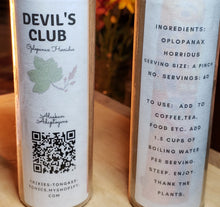 Load image into Gallery viewer, Devil's Club Adaptogen Blend 30 day Supply